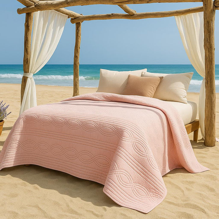 Bedspread poly cotton double size 1pcs
