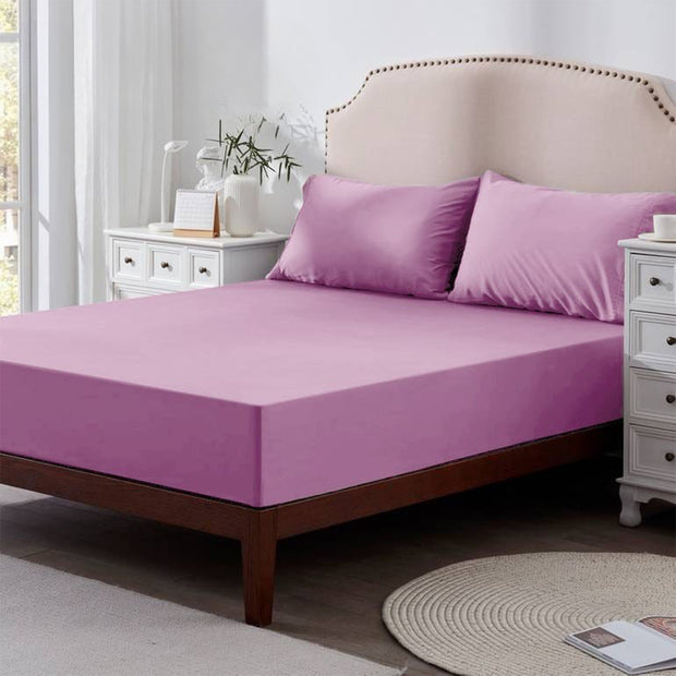 Fitted sheet microfiber single half size 4pcs