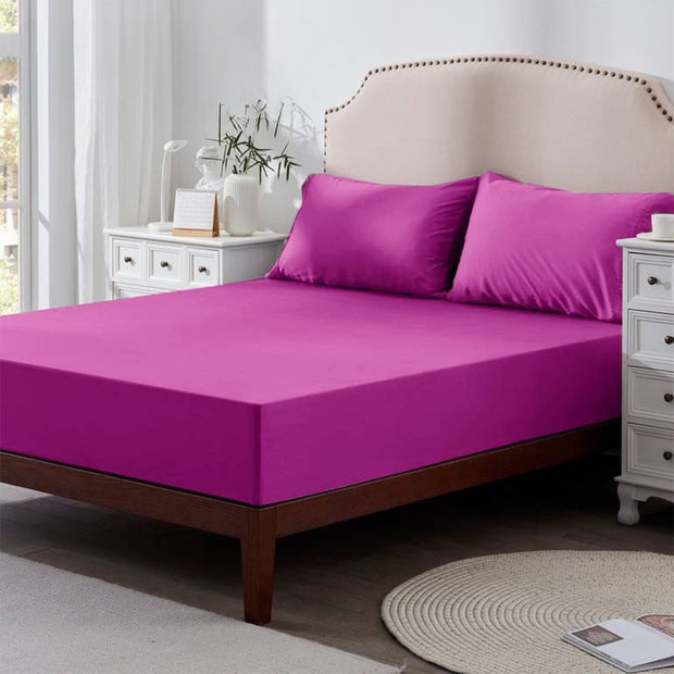 Fitted sheet microfiber single half size 4pcs