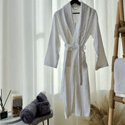 Bathrobe White broader cotton 100% (turkey)