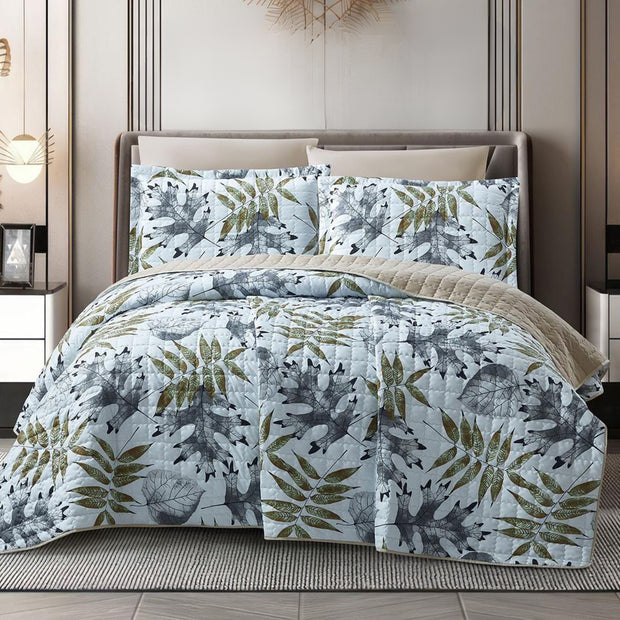 Bedspread cotton Double 3pcs / Single half 2pcs