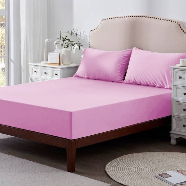 Fitted sheet microfiber single half size 4pcs